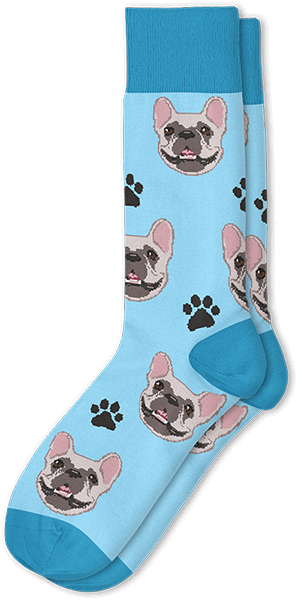 Custom pet socks dog and cat face