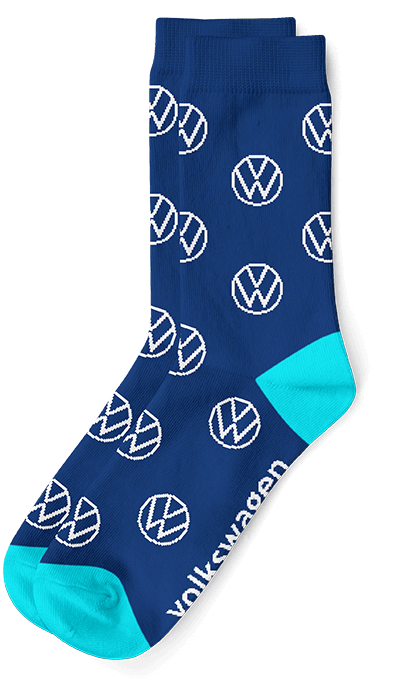 Fake Louis Vuitton Logos Custom Sublimation Socks