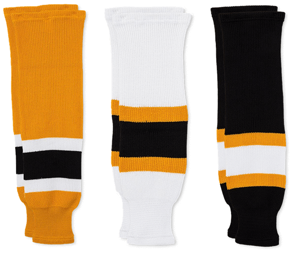 logo hockey knit socks