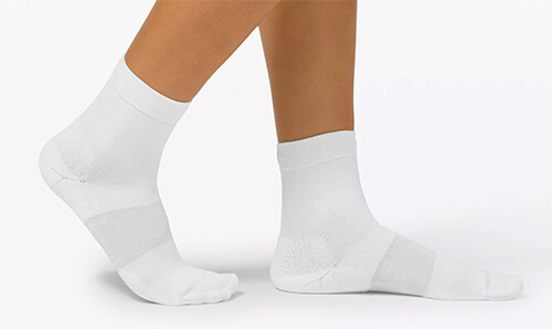 Quarter length socks